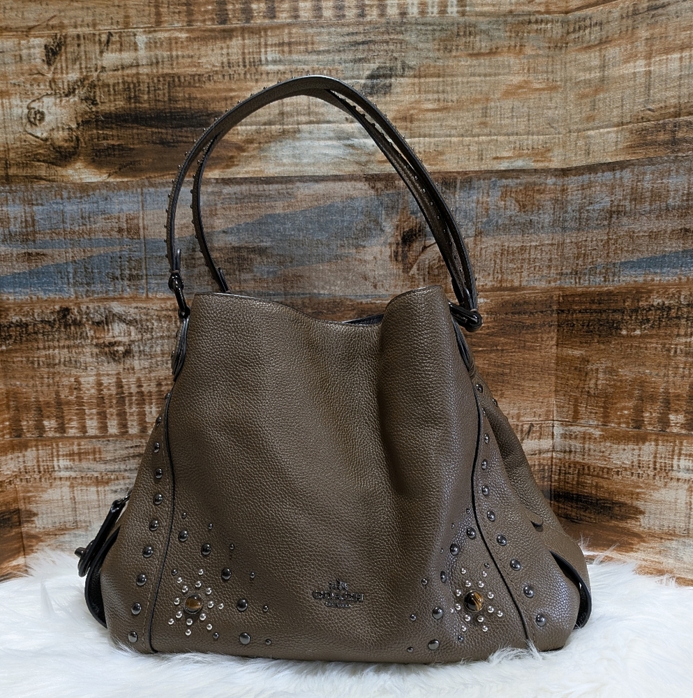 Coach Edie Turnlock 57660 Western Rivets